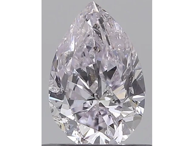 Diamant - 0.51 carat peer geslepen diamant (gecertificeerd) - afbeelding 1 van  5