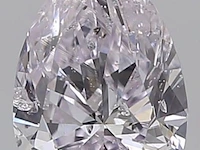 Diamant - 0.51 carat peer geslepen diamant (gecertificeerd)