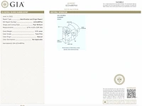 Diamant - 0.51 carat peer geslepen diamant (gecertificeerd) - afbeelding 3 van  5