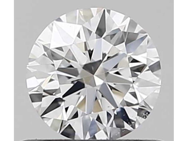 Diamant - 0.52 carat briljant geslepen diamant (gecertificeerd) - afbeelding 1 van  4