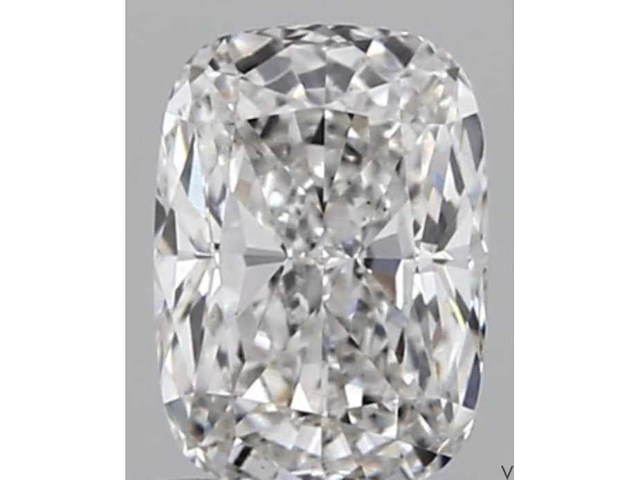 Diamant - 0.52 carat kussenvorm geslepen diamant (gecertificeerd) - afbeelding 1 van  3