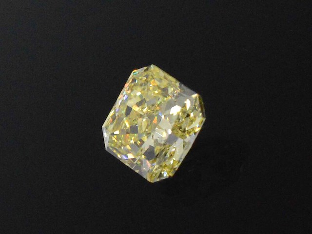 Diamant - 0.52 carat natuurlijke fancy diamant (gecertificeerd) - afbeelding 2 van  5