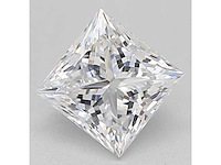 Diamant - 0.52 carat prinses geslepen diamant (gecertificeerd)