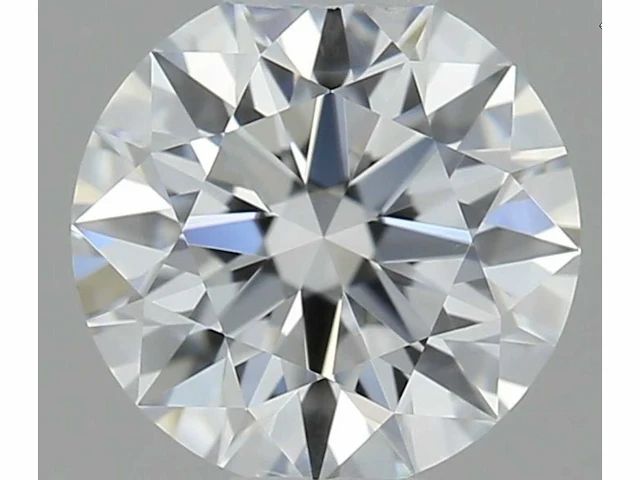 Diamant - 0.53 carat briljant geslepen diamant (gecertificeerd) - afbeelding 1 van  4