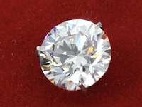 Diamant - 0.53 carat natuurlijke starcut briljant geslepen diamant (gecertificeerd) - afbeelding 2 van  4