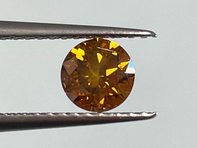 Diamant - 0.54 carat natuurlijke diamant (gecertificeerd) - afbeelding 1 van  5