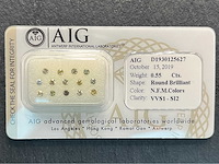 Diamant - 0.55 carat natuurlijk gekleurde diamant (gecertificeerd) - afbeelding 2 van  4