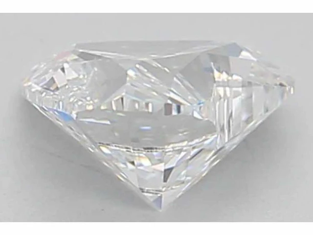 Diamant - 0.56 carat hart vorm geslepen diamant (gecertificeerd) - afbeelding 2 van  4