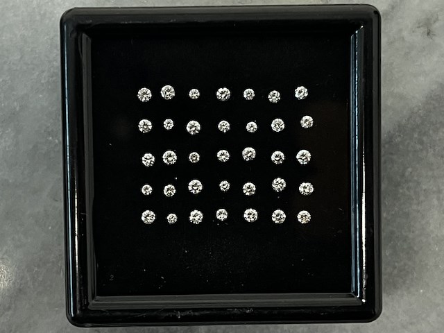 Diamant - 0.57 carat natuurlijke diamant - afbeelding 1 van  2