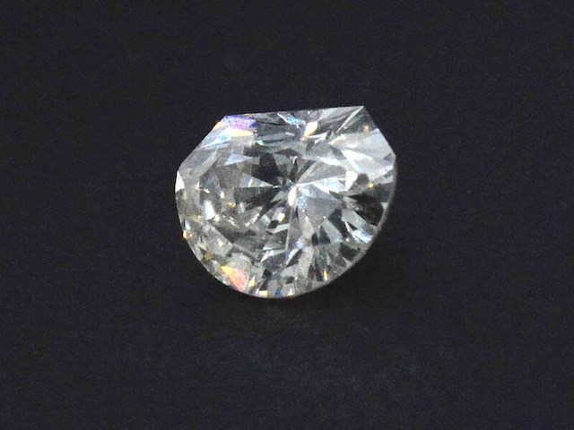 Diamant - 0.58 carat natuurlijke diamant (gecertificeerd) - afbeelding 1 van  2