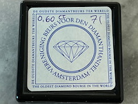 Diamant - 0.60 carat natuurlijke geslepen diamant - afbeelding 2 van  2