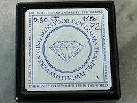 Diamant - 0.60 carat natuurlijke ovaal geslepen diamant (gia gecertificeerd) - afbeelding 5 van  7