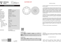 Diamant - 0.60 carat natuurlijke "star of amsterdam" diamant (gecertificeerd) - afbeelding 3 van  5
