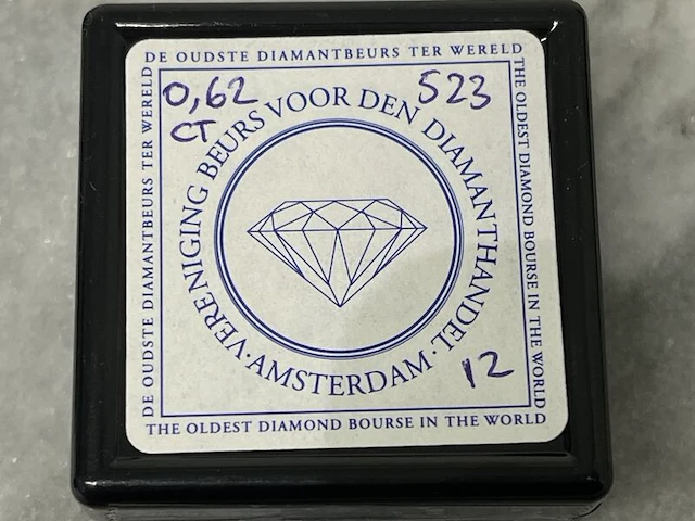 Diamant - 0.62 carat natuurlijke diamant - afbeelding 2 van  4