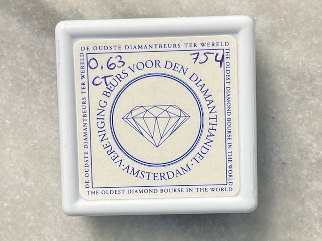 Diamant - 0.63 carat natuurlijke diamant - afbeelding 4 van  6