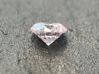 Diamant - 0.67 carat natuurlijke fancy roze gekleurde diamant (gecertificeerd) - afbeelding 2 van  6
