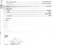 Diamant - 0.67 carat natuurlijke fancy roze gekleurde diamant (gecertificeerd) - afbeelding 4 van  6