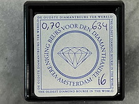Diamant - 0.70 carat echte diamant - afbeelding 2 van  3
