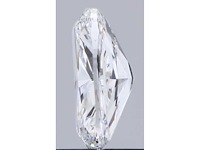 Diamant - 0.70 carat kussenvorm geslepen diamant (gecertificeerd) - afbeelding 2 van  4