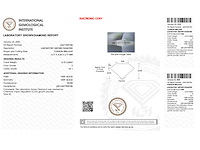 Diamant - 0.70 carat kussenvorm geslepen diamant (gecertificeerd) - afbeelding 3 van  4