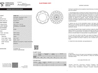 Diamant - 0.71 carat natuurlijke "star of amsterdam" diamant (gecertificeerd) - afbeelding 3 van  5