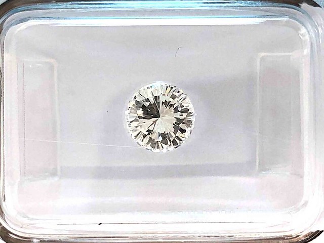 Diamant - 0.71 carat natuurlijke "star of amsterdam" diamant (gecertificeerd) - afbeelding 1 van  5