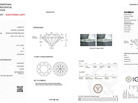 Diamant - 0.71 carat natuurlijke starcut briljant geslepen diamant (gecertificeerd) - afbeelding 3 van  4