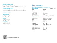 Diamant - 0.72 carat echte diamant (gecertificeerd) - afbeelding 3 van  3