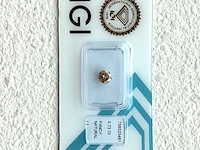 Diamant - 0.73 carat natuurlijke fancy colour briljant geslepen diamant (gecertificeerd) - afbeelding 1 van  2