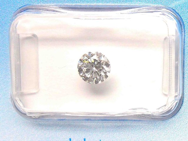 Diamant - 0.74 carat natuurlijke diamant (gecertificeerd) - afbeelding 1 van  5