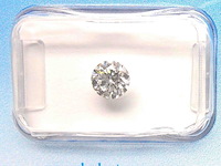 Diamant - 0.74 carat natuurlijke diamant (gecertificeerd) - afbeelding 1 van  5