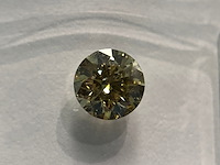 Diamant - 0.77 carat natuurlijk diamant (gecertificeerd) - afbeelding 1 van  3