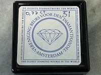 Diamant - 0.77 carat natuurlijke briljant geslepen diamant - afbeelding 2 van  4