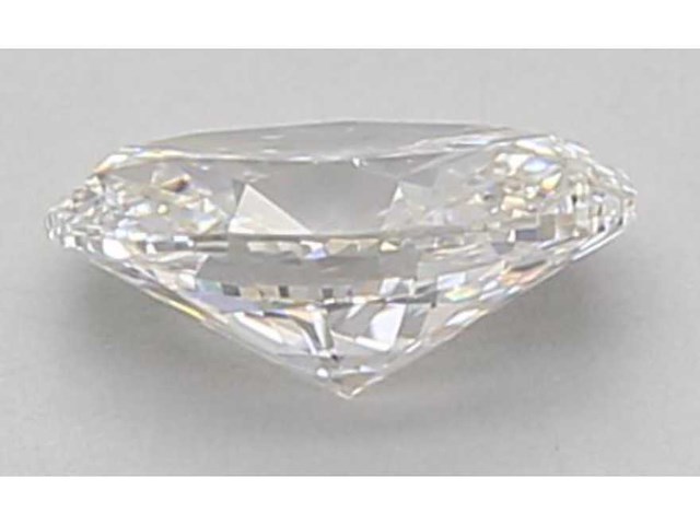Diamant - 0.80 carat ovaal geslepen geslepen diamant (gecertificeerd) - afbeelding 2 van  4