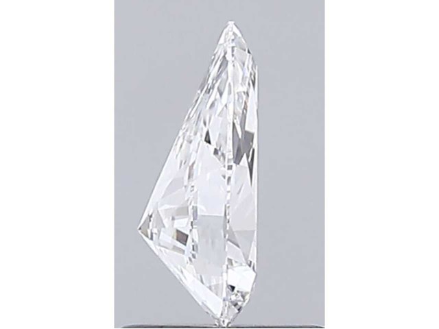 Diamant - 0.81 carat pear vorm geslepen diamant (gecertificeerd) - afbeelding 2 van  4