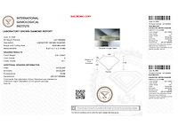 Diamant - 0.81 carat pear vorm geslepen diamant (gecertificeerd) - afbeelding 3 van  4