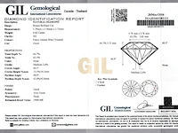 Diamant - 0.82 carat briljant geslepen - afbeelding 3 van  7