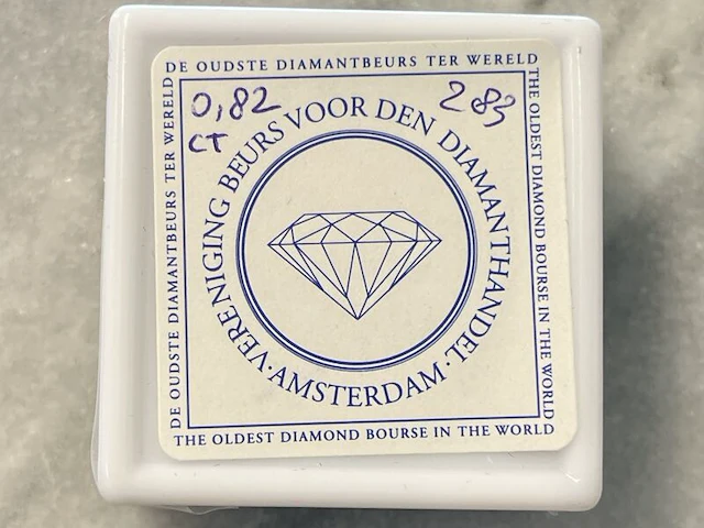 Diamant - 0.82 carat briljant geslepen - afbeelding 5 van  7
