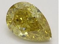 Diamant - 0.84 carat natuurlijke kameleon twee kleurs diamant (gecertificeerd)