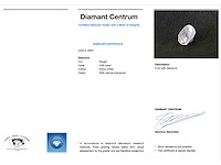 Diamant - 0.85 carat echte ruwe diamant - afbeelding 2 van  2