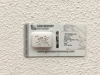 Diamant - 0.86 carat parcel natuurlijke briljant geslepen diamanten (gecertificeerd)
