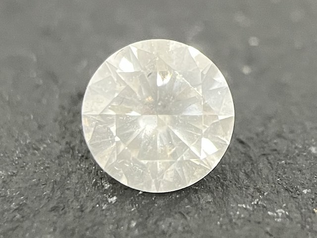 Diamant - 0.88 carat fancy white natuurlijke briljant geslepen diamant - afbeelding 1 van  2