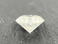 Diamant - 0.88 carat fancy white natuurlijke briljant geslepen diamant - afbeelding 2 van  2