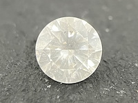 Diamant - 0.88 carat natuurlijke fancy white natuurlijke briljant geslepen diamant - afbeelding 1 van  2