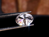 Diamant - 0.90ct oval cut ( igi gecertificeerd ) - afbeelding 3 van  7
