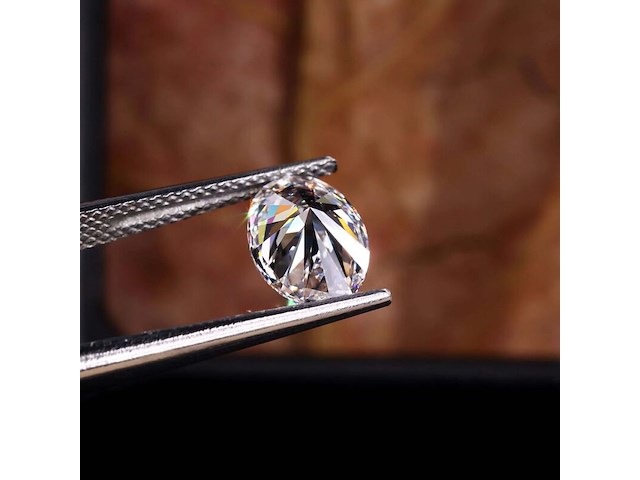 Diamant - 0.90ct oval cut ( igi gecertificeerd ) - afbeelding 4 van  7