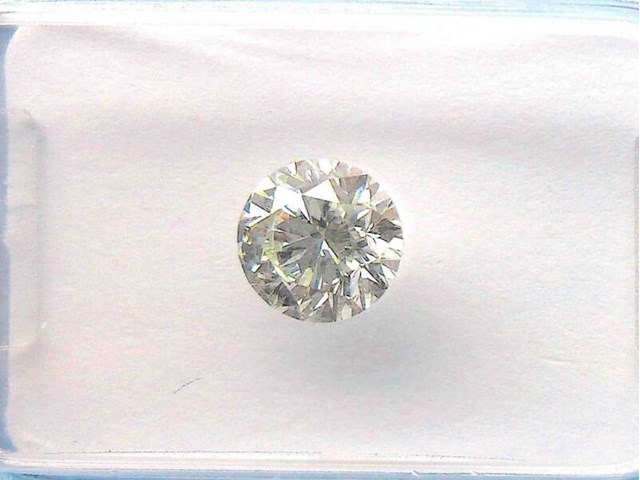Diamant - 0.92 carat natuurlijke diamant (gecertificeerd) - afbeelding 1 van  5