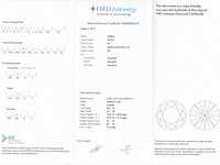 Diamant - 0.92 carat natuurlijke diamant (gecertificeerd) - afbeelding 3 van  5
