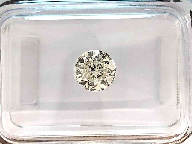 Diamant - 0.92 carat natuurlijke "star of amsterdam" diamant (gecertificeerd) - afbeelding 1 van  3