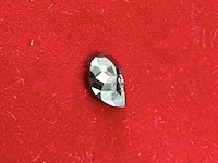 Diamant - 0.93 carat natuurlijke zwarte diamant in peer vorm (gecertificeerd) - afbeelding 2 van  3
